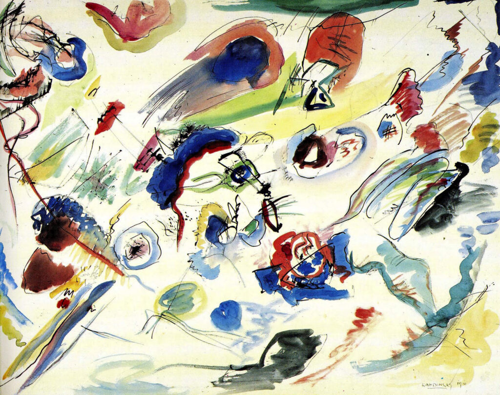 Colourful chaos by Kandinsky